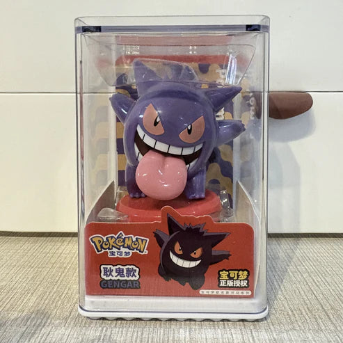 Original Pokemon Anime Action Figure Blind Box Adorable Doll With Acrylic Display Case Gengar