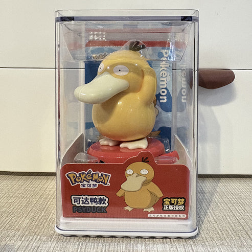 Original Pokemon Anime Action Figure Blind Box Adorable Doll With Acrylic Display Case PsyDuck