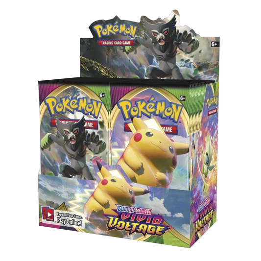 Pokémon trading card game box with character images on a white background