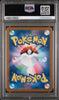 Pokémon trading card in a protective case with a grading label.