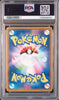 Pokémon trading card in a PSA holder with a colorful design and Pokémon logo.