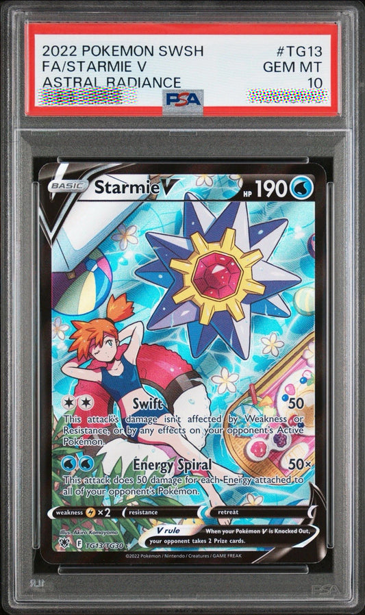 PSA 10 Starmie V TG13/TG30 Astral Radiance Pokémon Card