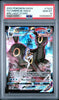 Pokémon trading card featuring Umbreon VMAX with a PFA label on a gray border
