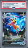 Pokémon trading card featuring Jolteon VMAX with PSA grading information.