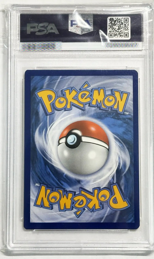 Pokémon trading card in protective packaging with FSA grading label