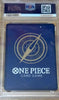 One Piece card game packaging with FSA certification label