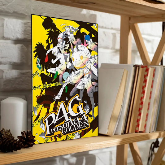 Persona 4 Golden Action Anime Poster P4G Yellow Chaos Art - PokeTCG
