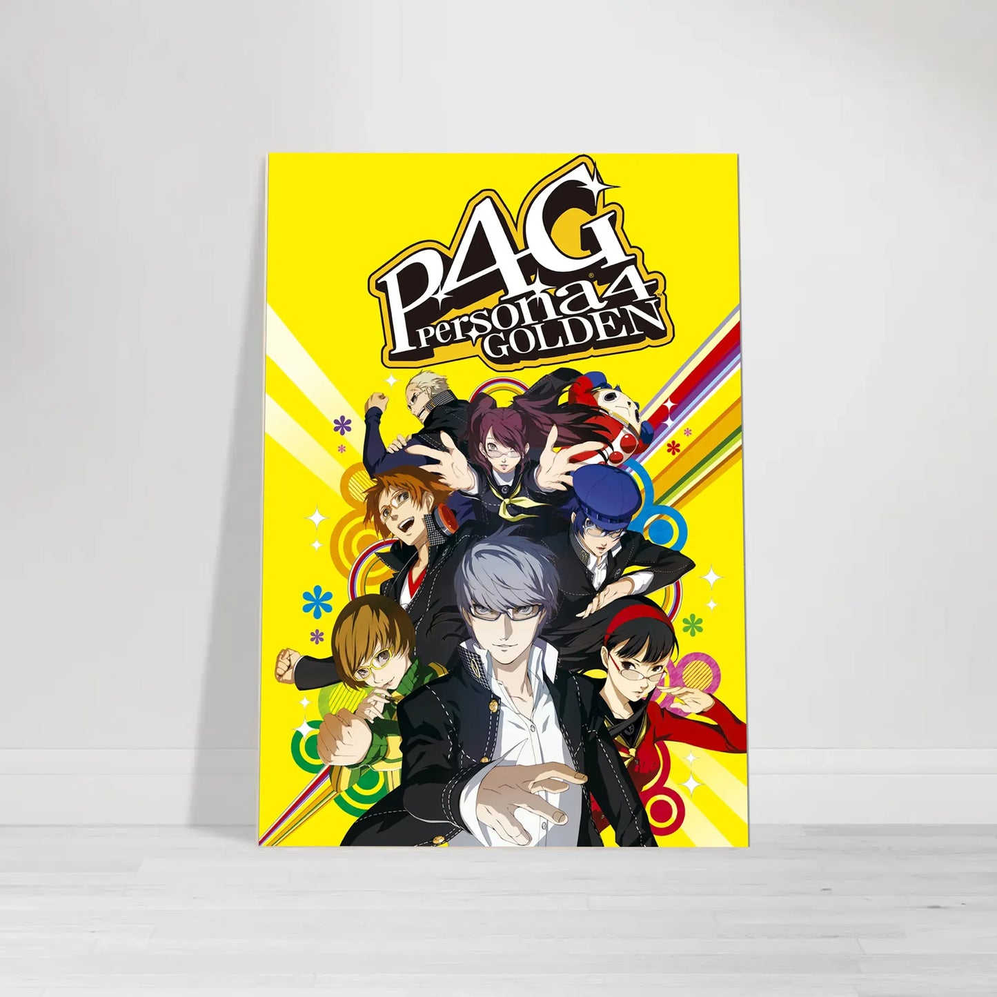Persona 4 Golden Anime Poster P4G Character Art Yellow Edition - PokeTCG