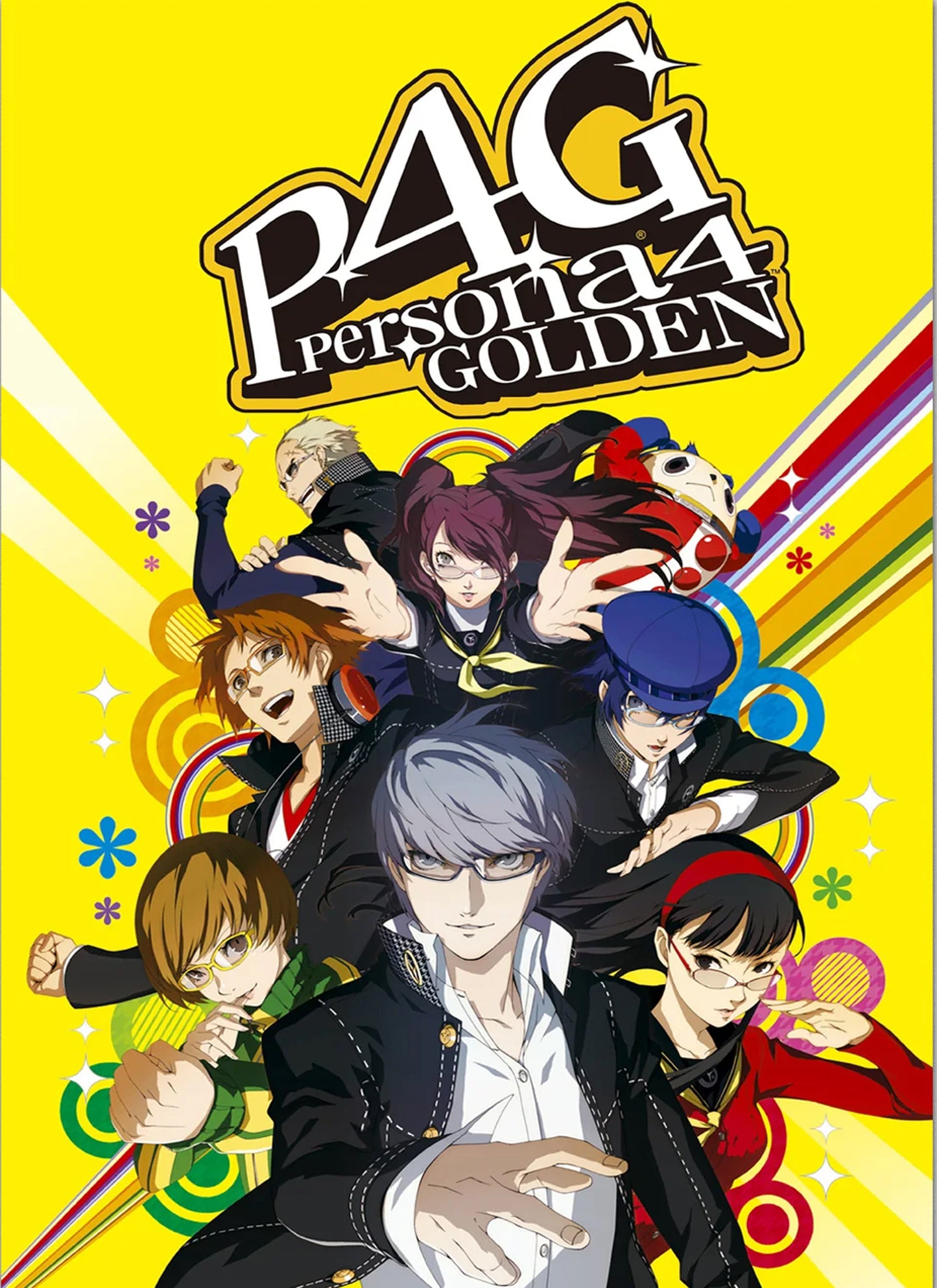 Persona 4 Golden Anime Poster P4G Character Art Yellow Edition - PokeTCG