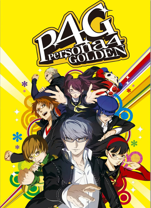 Persona 4 Golden Anime Poster P4G Character Art Yellow Edition - PokeTCG