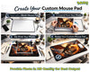 Step-by-step guide to creating a custom mouse pad with photo printing, featuring a Pokémon design.