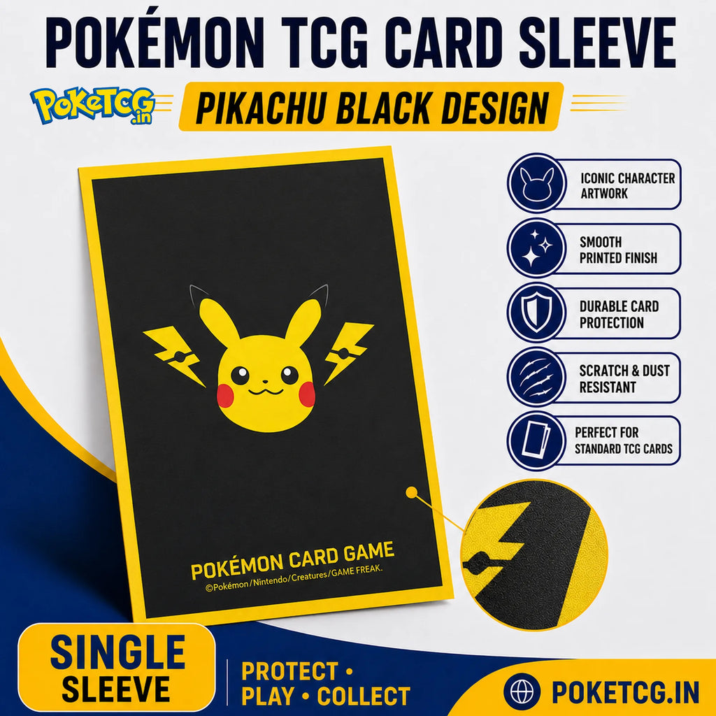 Pokémon Center: Pikachu & Thunder Premium Card "Single Sleeve"- PokeTCG.in