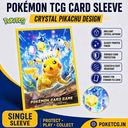 Pokémon Center: Stellar Pikachu Premium Gloss Card Sleeves- PokeTCG.in