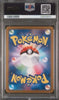 Pokémon trading card in a PSA protective case with a colorful Pokéball design.