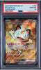 A graded Pokémon M3 Jp Meowth ex Super Rare card, PSA Gem Mint 10, showing the card inside a clear plastic grading slab.