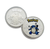 round Pokémon silver collectible metal coins set of 8