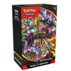 Pokémon Trading Card Game Mega Evolution Pitch Black Booster Bundle box, featuring vibrant artwork of the game's characters on the front and black textured sides.