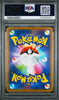 Pokémon trading card in a PSA holder with a colorful design and Pokémon logo.