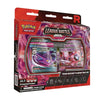 Pokémon Trading Card Game League Battle Deck Team Rocket's Mewtwo 60K expansion box, featuring a red and purple design with sample card art visible through the clear window.