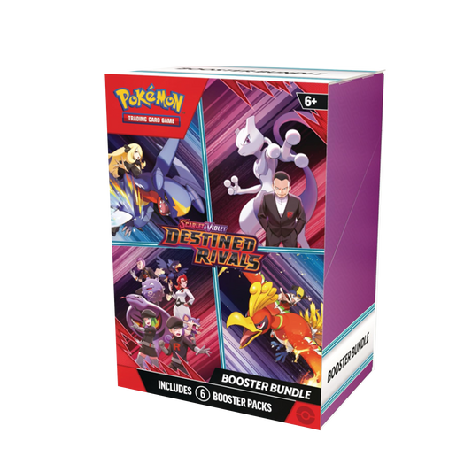 Pokémon Trading Card Game booster bundle packaging on a white background