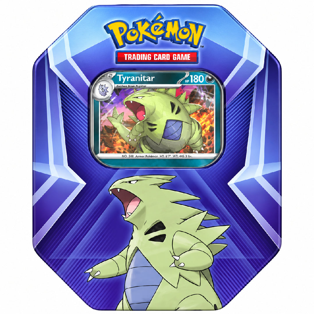 Pokémon Trading Card Triple Whammy Tin – Tyranitar