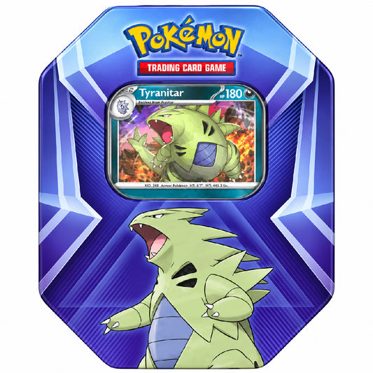 Pokémon Trading Card Triple Whammy Tin – Tyranitar