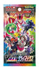 Pokémon trading card game booster pack with characters and colorful design