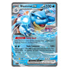A single Pokémon trading card featuring Blastoise EX from the Stellar Crowdon expansion. The card has a gray border, blue and white water-themed artwork with a blue Blastoise character, and visible text including 'Blastoise EX', 'Nr.