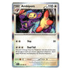 A single Pokémon trading card for Ambipom, shown flat against a plain white background. The card features artwork of the purple and orange Pokémon, with text boxes for moves and stats, and a holographic silver border.
