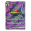 A holographic Pokémon trading card featuring Banette EX, with a purple and blue iridescent background and the character artwork in the center.
