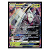 A holographic Pokémon trading card featuring Golisodip GX, a Stage 1 Psychic-type Pokémon. The card has a black border with a colorful iridescent foil effect, showing artwork of the Pokémon and game text including 'HP 210' and 'First Impression 30+'.