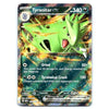 A single Pokémon trading card featuring Tyrannitar GX, a Stage 2 Pokémon GX card with a green creature illustration, attack text, and a holographic foil finish on a plain light background.