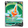 A single Pokémon trading card featuring Rotom V, shown against a plain light background. The card has a silver border, green and blue artwork, and orange character art in the center.