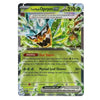 A single Pokémon trading card for Teal Mask Ogerpon EX from the EX Arc, featuring green and blue artwork with a holographic silver border on a white background.