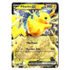 A single Pokémon trading card featuring Pikachu ex with a yellow electric aura, shown against a plain white background.