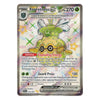 A holographic Pokémon trading card for Forretress EX from the Ultra Sun & Moon GX set, featuring a green Pokémon with a car-shaped body and a silver holographic border.