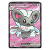 A single Pokémon trading card featuring Cincino EX from the Eevee expansion, with a pink and white card face, black border, and visible Pokémon branding at the bottom.