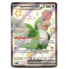 A single Pokémon trading card for Squawkabilly EX, shown flat against a plain white background. The card features artwork of a green parrot with a pink beak and red crest, with game text and stats printed on it.