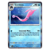 A single Pokémon trading card featuring Gorebyss, a pink underwater creature. The card has a blue and silver holographic design with the name 'Gorebyss' at the top and attack text 'Crescendo Wave' below the illustration.