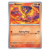 A single Pokémon trading card for Moltres from the Basic set, featuring artwork of a fiery orange and yellow bird with a silver border on a white background.