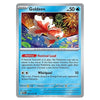 A single Pokémon trading card for Goldeen from the Basic set, shown flat against a plain white background. The card has a blue border, the Goldeen name at the top, artwork of the Pokémon in the center, and text boxes for Ability and Whirlpool.