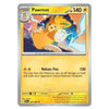 A single Pokémon trading card for Pawmot from the XY Evolutions set, featuring artwork of the character with a yellow and silver card border.