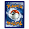 A Pokémon card deck box or package front featuring the Pokémon logo in orange at the top and bottom, with a red-and-white Poké Ball centered over a blue swirling background.