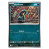 A single Pokémon trading card for Murkrow from the Basic set, shown against a plain white background. The card features artwork of the dark bird character in a swirling, fiery environment, with the name Murkrow at the top and attack text 'Ambush' below.