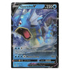 A single Pokémon trading card featuring Gyarados, shown against a plain white background. The card has a black border with blue and white artwork of the water dragon and visible text including 'Gyarados V', 'HP 220', and attack text.