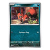 A single Pokémon trading card featuring the character Nickit from the XY Evolutions set. The card has a teal and dark blue design with an illustration of the red fox character in the center, and the text 'Nickit' and 'Darkness Fang' visible.