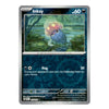 A single Pokémon trading card for Inkay from the Basic set, featuring artwork of the blue mushroom-like Pokémon in a green water scene. The card has a dark blue lower section with the text 'Hug' and '30', and a silver border.