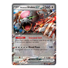 A single Pokémon trading card for Bloodmoon Ursaluna EX from the Basic set, featuring artwork of the creature with red and black energy effects, shown on a plain light background.