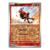Charcadet Charizard Pokémon trading card from the Silver Tempest expansion, featuring a fiery red and orange design with Charcadet's illustration in the center.