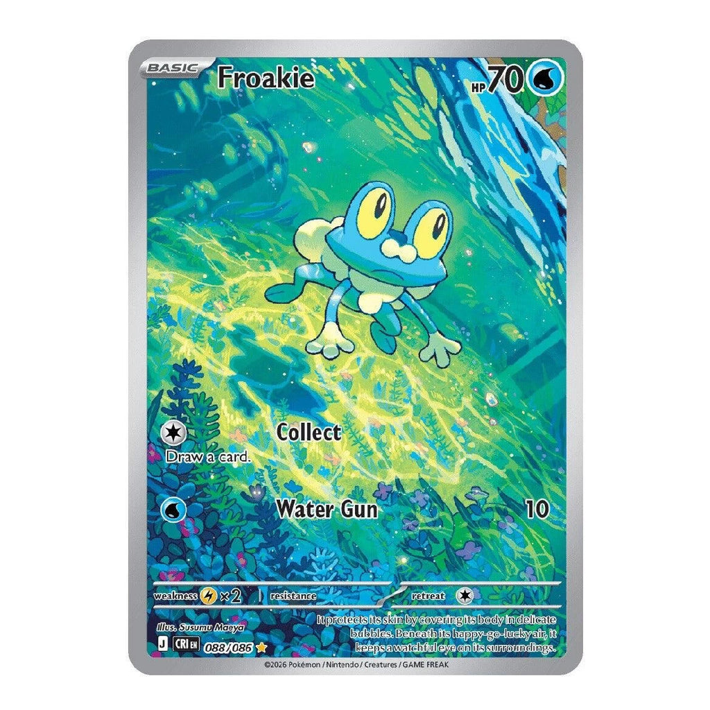 Froakie Illustration Rare 088/086 Chaos Rising English Pokémon Card